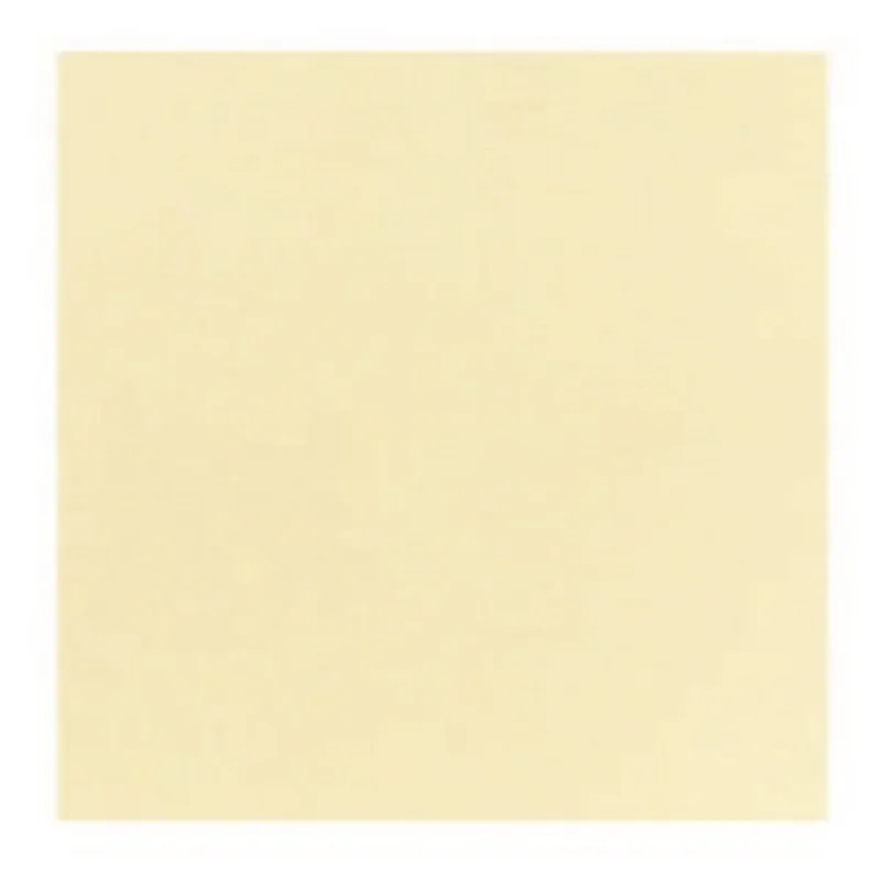 Serviette rond ivoire non tissé 39x40 cm Basik Soft Essentials Collection (50 pièces) Commander Vite