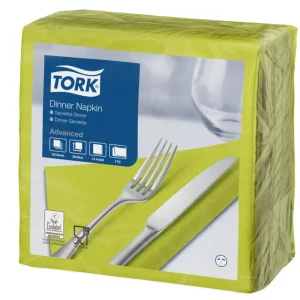 Promotion Serviette vert ouate de cellulose 39x39 cm Tork (150 pièces)