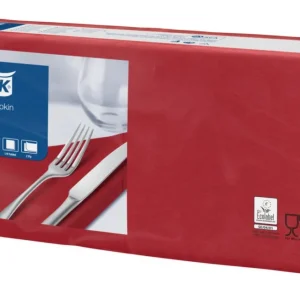 Serviette bordeaux ouate de cellulose 33x33 cm Tork (200 pièces) Meilleur Prix