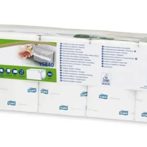 Serviette blanc ouate de cellulose 21,6x33 cm Tork (500 pièces) Prix Cassé