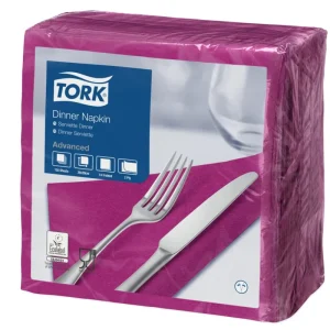 Serviette violet ouate de cellulose 39x39 cm Tork (150 pièces) Réduction