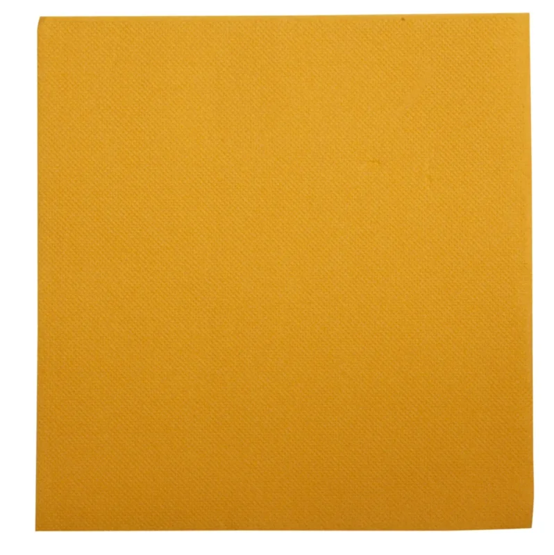 Serviette mandarine ouate de cellulose 38x38 cm Lisah Pro.mundi (50 pièces) Certifié