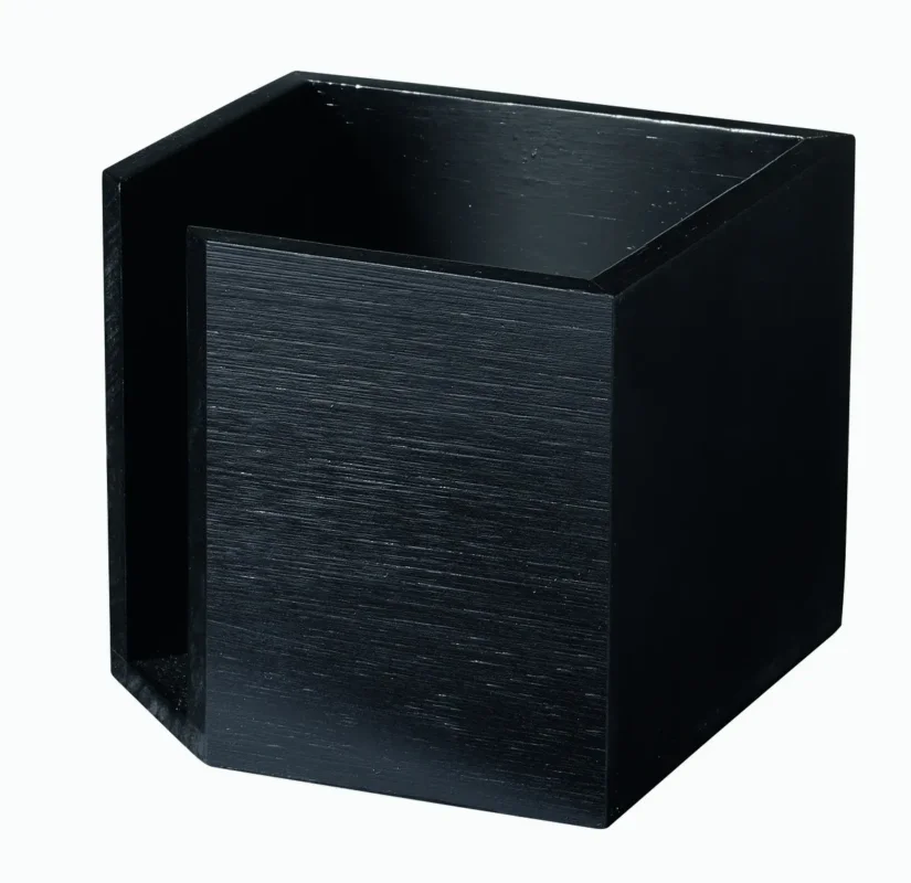 Distributeur de serviettes bambou noir 12x12x10 cm Oxstal Pro.mundi (20 pièces) Offre Du Jour