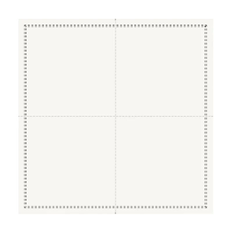 Serviette cocktail carré écru coton 20x20 cm Oxstal Earth Essentials (1000 pièces) Seulement Aujourd’hui