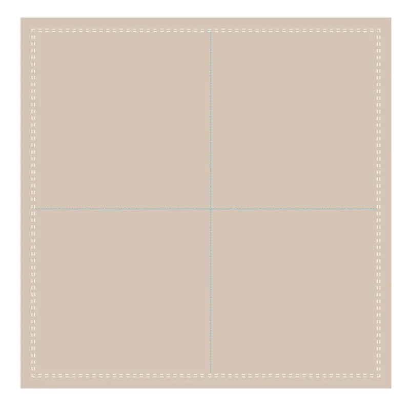 Serviette cocktail carré grège coton 20x20 cm Oxstal Earth Essentials (1000 pièces) Prix Bas
