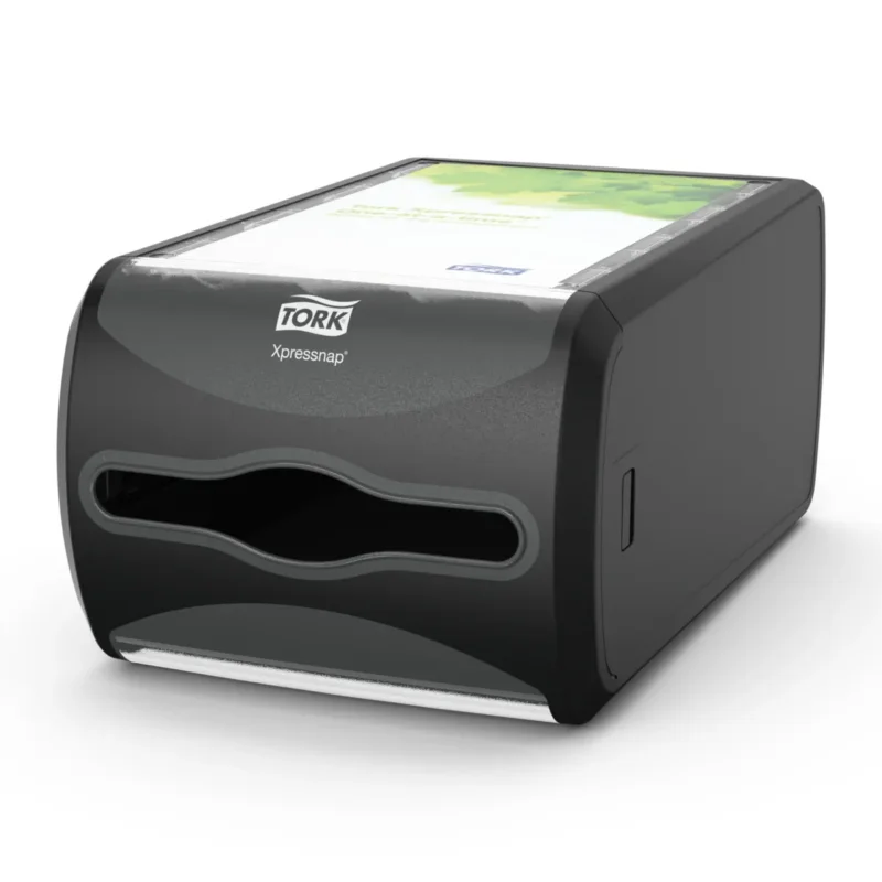 Bon Plan Distributeur de serviettes noir 19,1x30,7x14,5 cm Tork