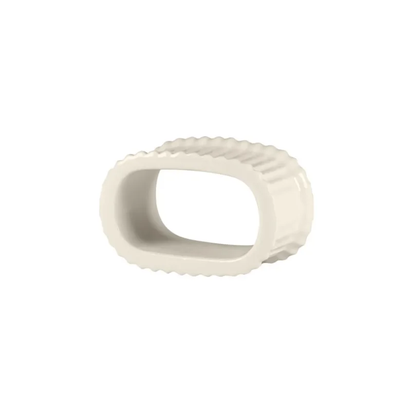 Anneau à serviette ovale blanc porcelaine bone china 6,5 cm Spectra Rak Commander Vite