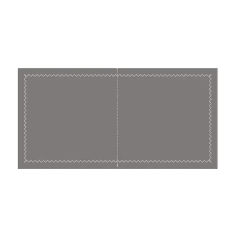 Serviette rectangulaire gris coton 20x10 cm Oxstal Earth Essentials (2000 pièces) Prix Bas