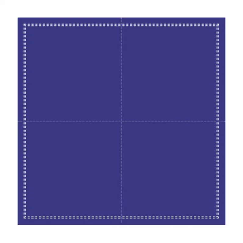 Serviette cocktail carré bleu coton 20x20 cm Oxstal Earth Essentials (1000 pièces) Meilleur Choix