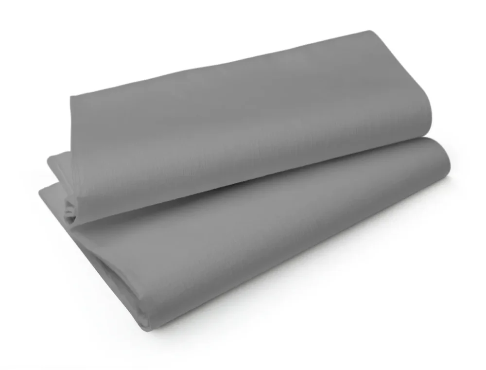 Populaire Nappe gris non tissé 84x84 cm Evolin Duni (14 pièces)