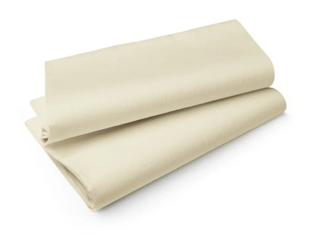 Nappe ivoire non tissé 127x127 cm Evolin Duni (50 pièces) Meilleure Vente