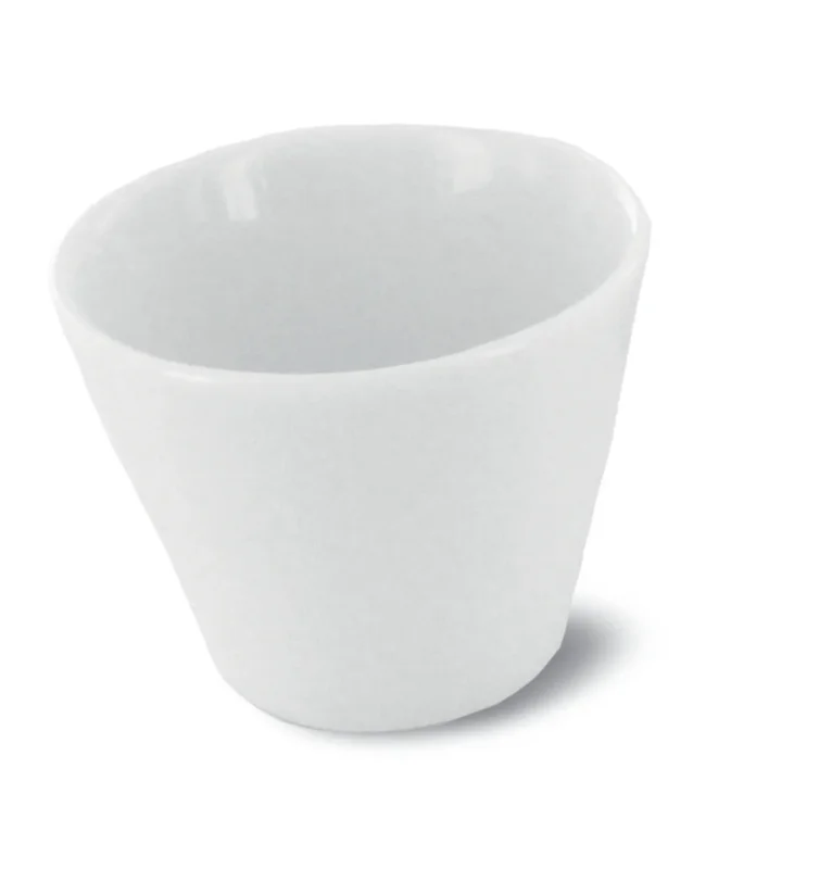 Mini pot rond blanc porcelaine Ø 6 cm Pro.mundi Vente Flash