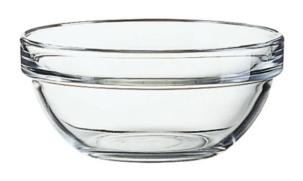 Coupelle rond transparent verre trempé Ø 12 cm Empilable Arcoroc Prix Cassé