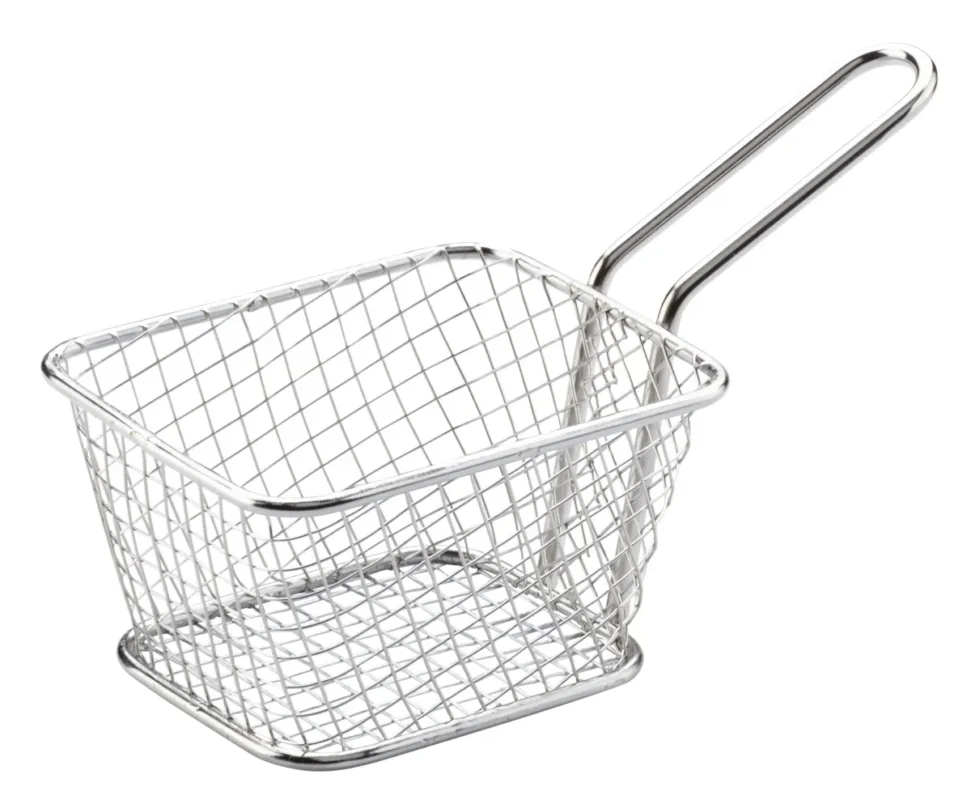 Réduction Panier à frites rectangulaire inox 10 cm Pro.mundi
