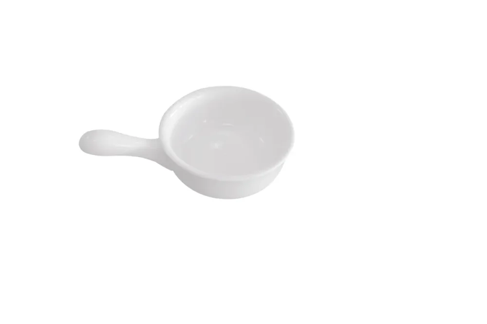 Mini casserole rond blanc porcelaine Ø 6 cm Pro.mundi Top Vente