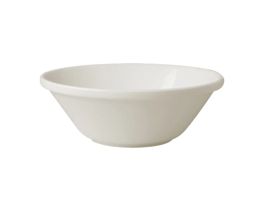 Saladier rond ivoire porcelaine vitrifiée Banquet Rak Vente Directe