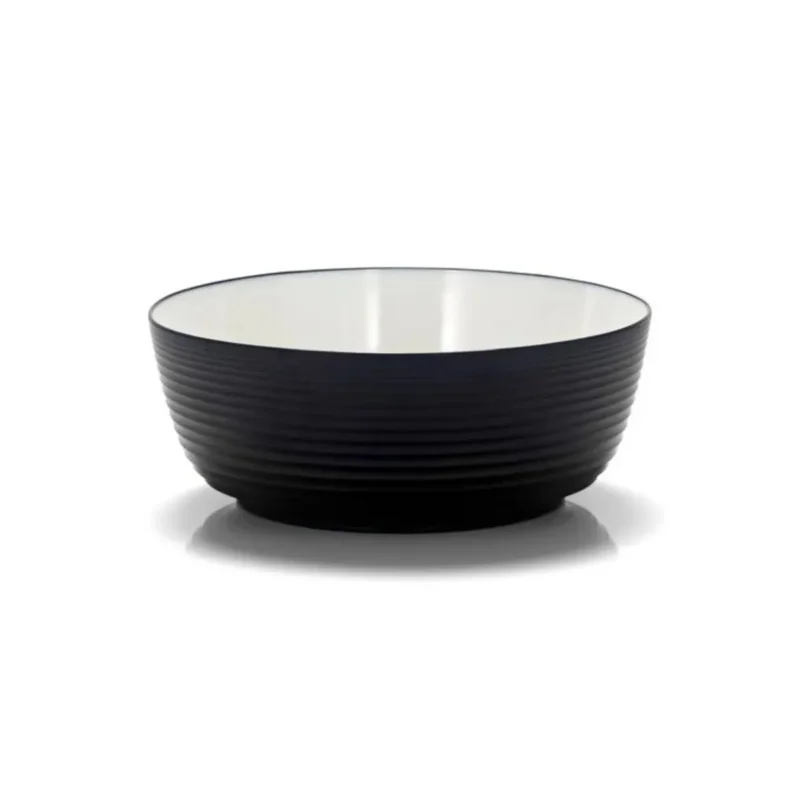 Saladier rond noir mélamine Ø 26 cm Platex Jusqu’à Épuisement Des Stocks
