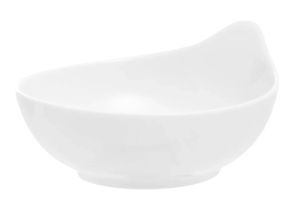 Mise en bouche ovale blanc porcelaine 10 cm Playtime Pro.mundi Jusqu’à Épuisement Des Stocks