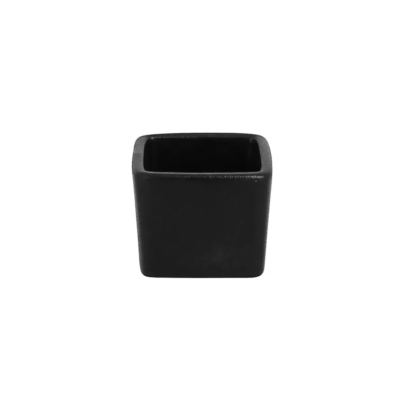 Pot à sauce carré noir porcelaine vitrifiée 5,3 cm Neo Fusion Rak Top Vente