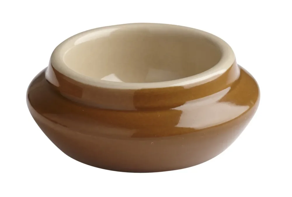 Commander Vite Beurrier rond brun grès émaillé Ø 7 cm Pro.mundi