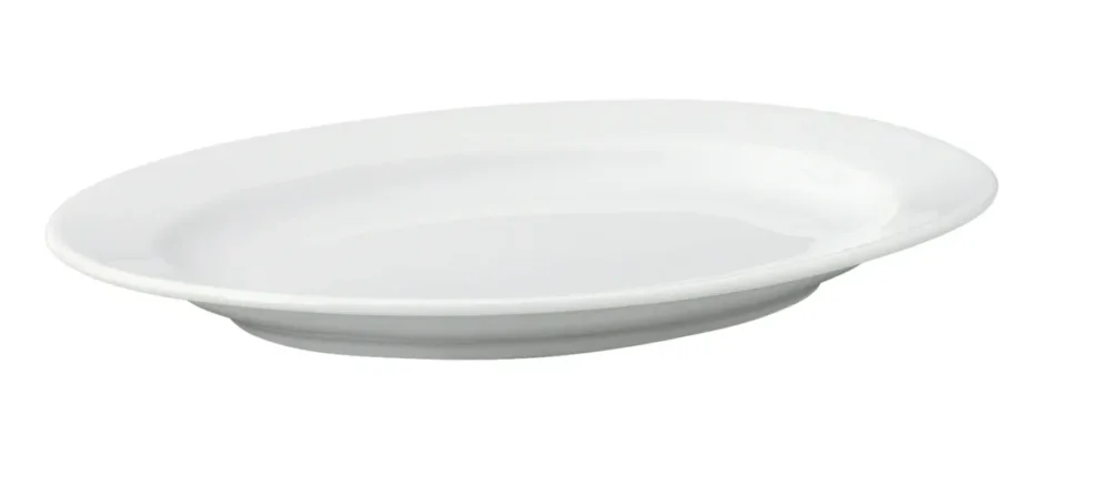 Petit Prix Plat ovale blanc porcelaine 21 cm K Pro.mundi
