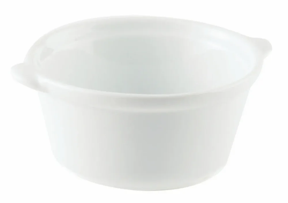Livraison Gratuite Mini cocotte rond blanc porcelaine Ø 7 cm Pro.mundi