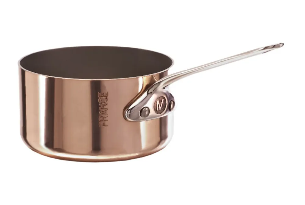 Vente Flash Casserolette sans couvercle cuivre inox Ø 9 cm 4,5 cm 0,3 L M'minis Mauviel