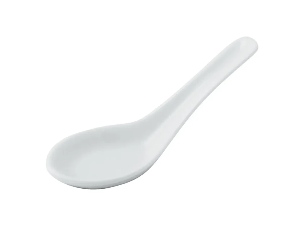 Prix Promo Cuillère chinoise blanc porcelaine 12 cm Pro.mundi