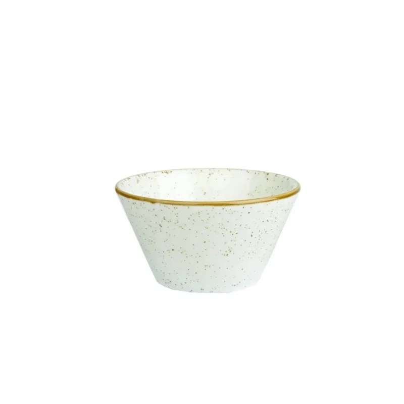 Pot à sauce rond barley white porcelaine vitrifiée Ø 8 cm Stonecast Barley Churchill Remise