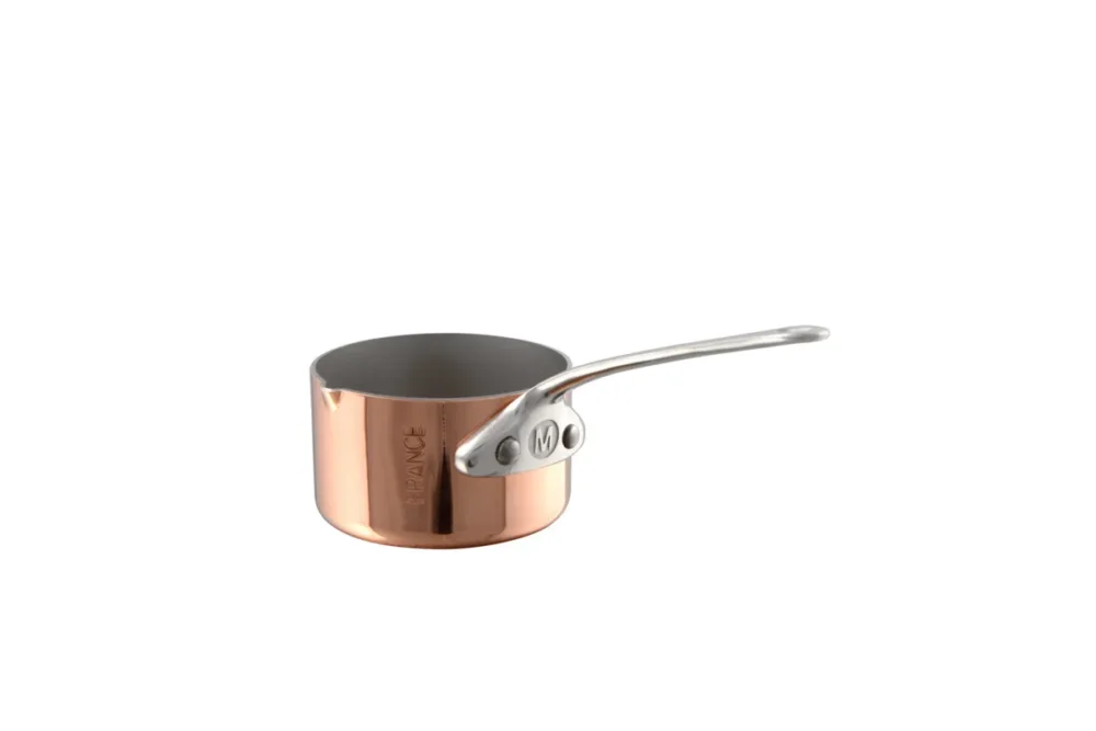 Acheter En Ligne Casserolette cuivre inox Sans revêtement Sans couvercle Ø 7 cm 4,5 cm 0,1 L M'minis Mauviel