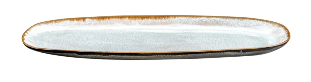 Livraison Express Plat ovale bleu grès émaillé 23 cm Shadow Medard De Noblat