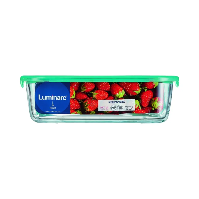 Boîte avec couvercle hermétique rectangulaire transparent verre trempé 17,9 cm Keep'n Box Luminarc Prix Bas
