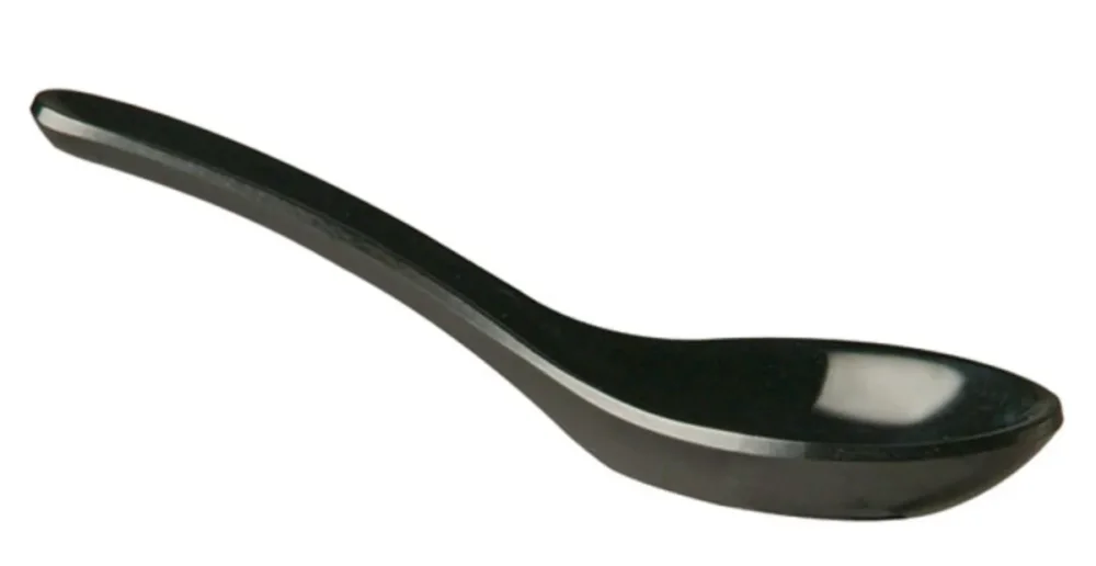 Acheter Direct Cuillère chinoise mélamine noir 13,5x4,5x4,5 cm Aps