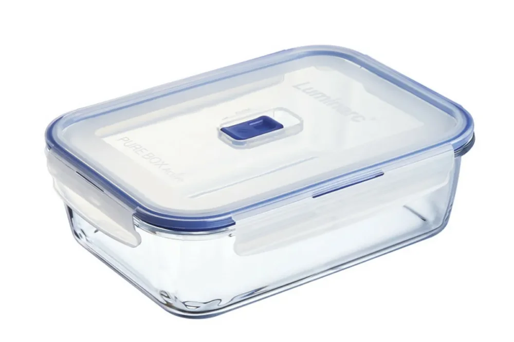 Affaire À Saisir Boîte avec couvercle rectangulaire transparent verre trempé 24,1 cm Pure Box Active Luminarc