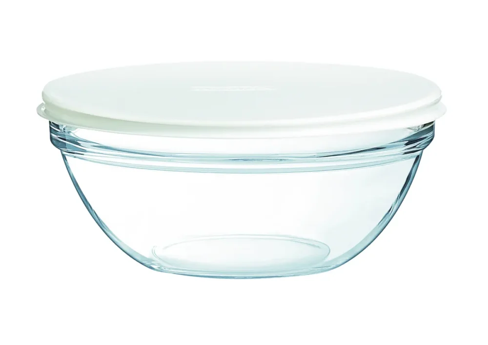 Prix Réduit Bol avec couvercle rond transparent verre trempé Ø 17 cm Caps Luminarc