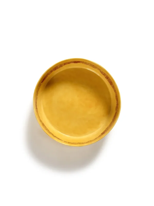Commande En Gros Saladier rond jaune grès émaillé Ø 28,5 cm Feast By Ottolenghi Serax
