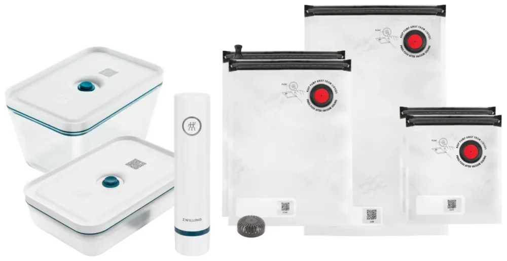 Set de démarrage sous-vide verre 8 pièces 32,4x24,6x20,7 cm Fresh & Save Zwilling Expédié Aujourd’hui