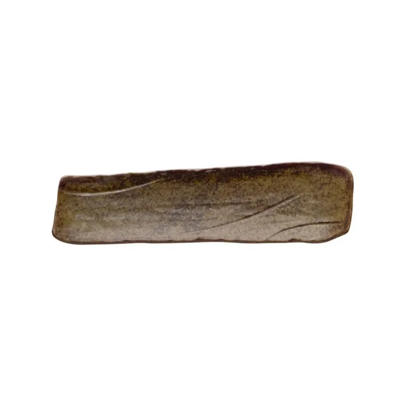 Bon Plan Plat mélamine brun 35x10x3 cm Umi Aps