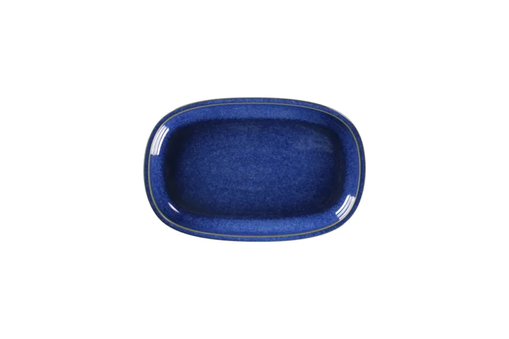 Offre Spéciale Plat ovale bleu porcelaine vitrifiée 23 cm Rakstone Ease Rak