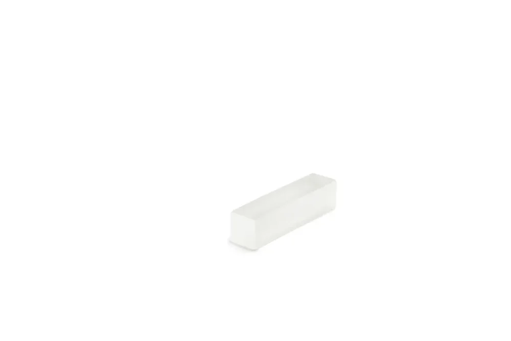 Réduction Barrette de dégustation rectangulaire blanc résine Nacryl® 16,5 cm Mealplak
