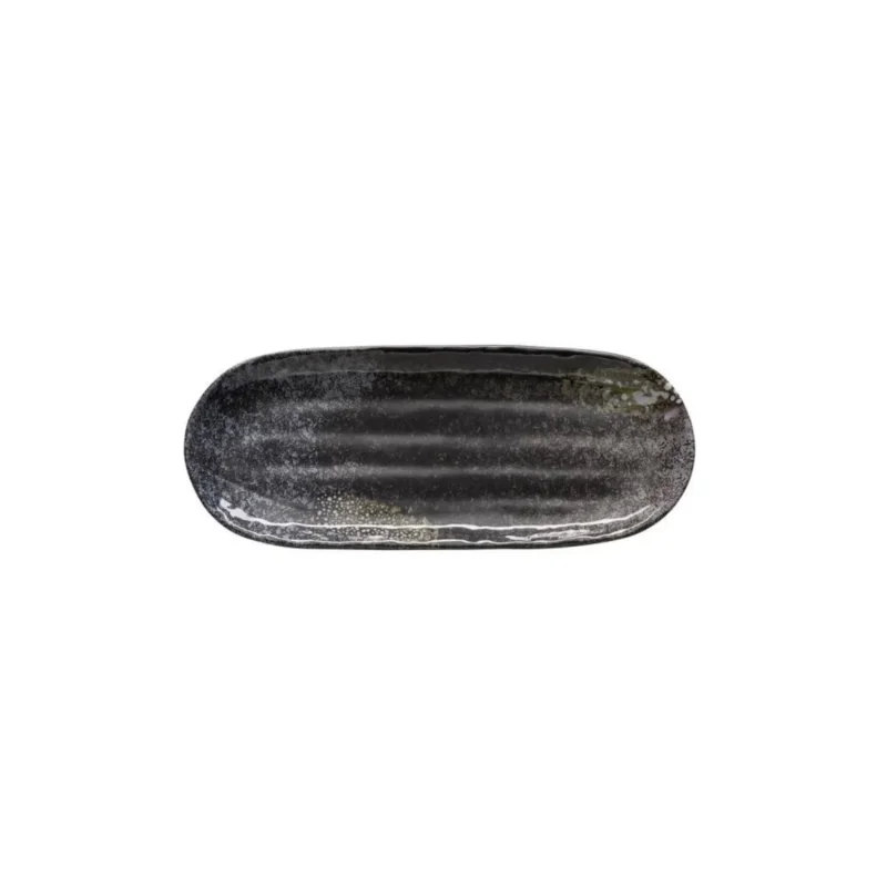 Plat mélamine noir 28,5x11,5x2 cm Umi Aps Prix Cassé