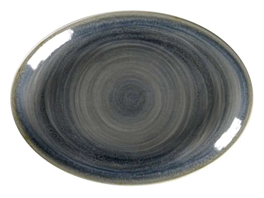 Expédié Aujourd’hui Plat ovale Jade porcelaine vitrifiée 21 cm Rakstone Spot Rak