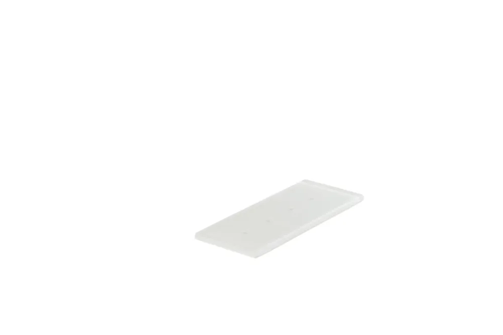Barrette de dégustation rectangulaire blanc résine Nacryl® 24,5 cm Mealplak Produit De Marque