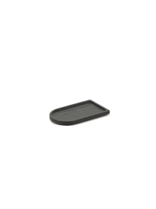 Acheter En Ligne Plateau à bord droit rectangulaire ébène bois 20 cm La Mère Serax