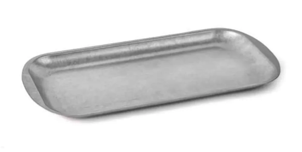 Plateau rectangulaire inox 33 cm Vintage Pujadas Prix Choc