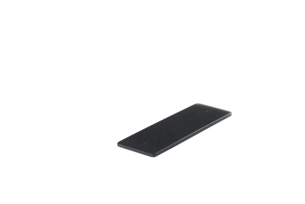 Bon Marché Barrette de dégustation rectangulaire gris résine Nacryl® 30 cm Mealplak