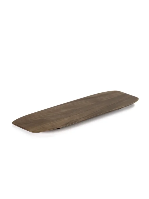 Plat rectangulaire brun noyer 35 cm Nido Serax Bon Plan