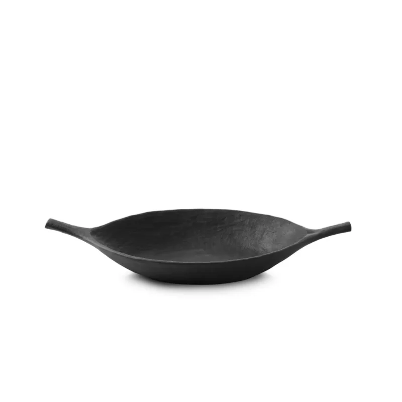 Coupe cabosse Noir brut porcelaine culinaire 33 cm Yli Revol Usine Directe