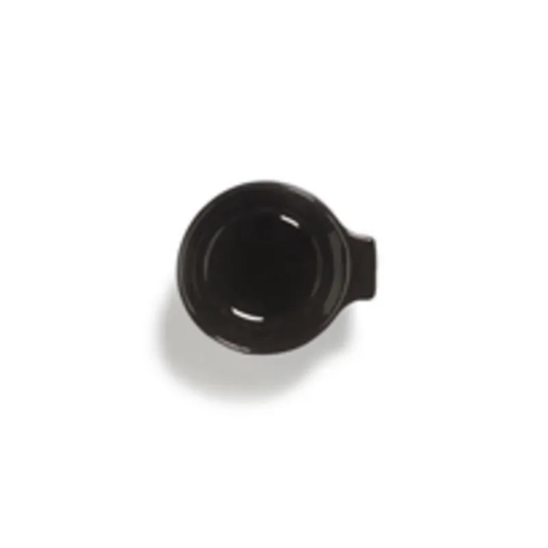 Jusqu’à Épuisement Des Stocks Assiette à tapas rond noir grès émaillé Ø 7,5 cm Feast By Ottolenghi Serax