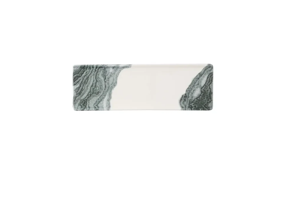 Plat Black porcelaine vitrifiée 32 cm Tide Churchill Haute Qualité
